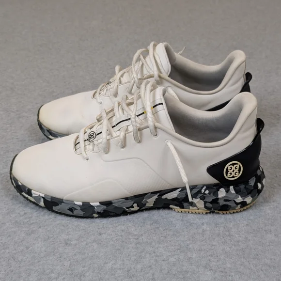 G/FORE MG4+ Spikeless Golf Shoes Men's 11.5 Snow Camo Midsole - Picture 1 of 11